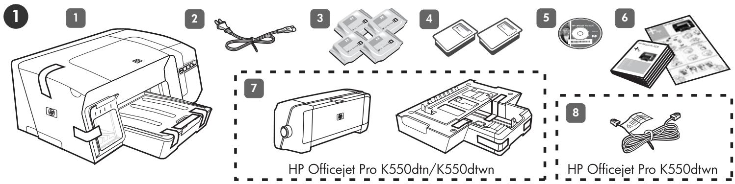 HP OFFICEJET PRO K550 - Informazioni sulla sicurezza - 2