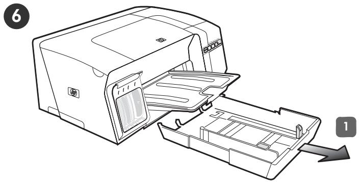 HP OFFICEJET PRO K550 - Step 5: Install the printheads. - 1