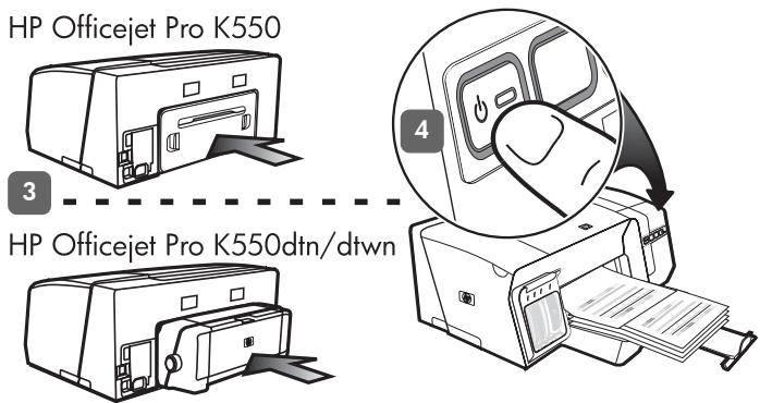HP OFFICEJET PRO K550 - Step 5: Install the printheads. - 4