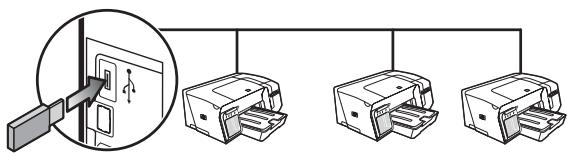 HP OFFICEJET PRO K550 - Configuration de la communication sans fil pour plusieurs imprimantes (Windows uniquement) - 2