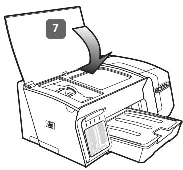 HP OFFICEJET PRO K550 - Punto 5: Installare le testine di stampa. - 2