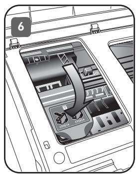 HP OFFICEJET PRO K550 - Punto 5: Installare le testine di stampa. - 1