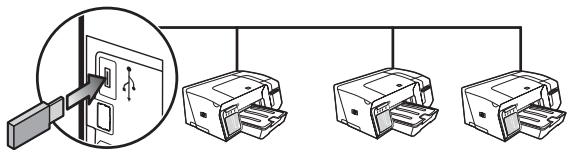 HP OFFICEJET PRO K550 - To set up wireless communication for multiple printers (Windows only) - 2