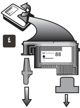 HP OFFICEJET PRO K550 - Er is papier vastgelopen in de printer. - 3