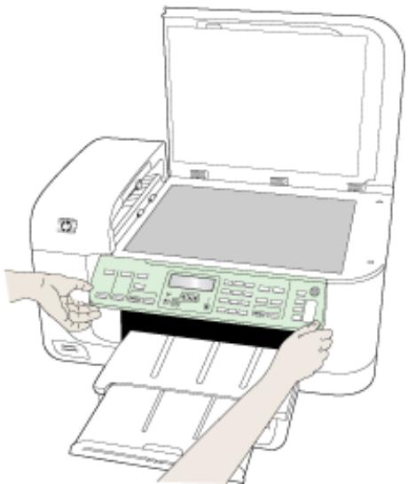 HP OFFICEJET 6500 E709A - Pour enlever le cache du panneau de commande - 2