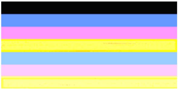 HP OFFICEJET 6500 E709A - Non-uniformité des couleurs sur l'histogramme - 1