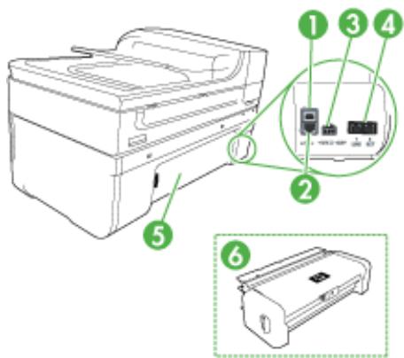 HP OFFICEJET 6500 E709A - Vue arrière - 1