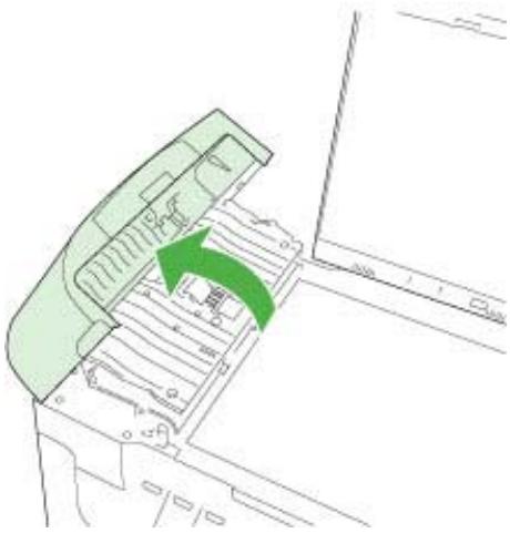 HP OFFICEJET 6500 E709A - Nettoyage de la bande de verre située à l'intérieur du bac d'alimentation automatique - 3
