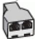 HP OFFICEJET 6500 E709A - Ligne voix/telécopie partagée avec un modem d'accès distant d'ordinateur - 1