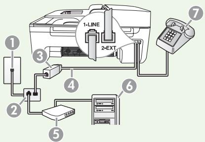 HP OFFICEJET 4500 G510N - Connexion d'équipements supplémentaires - 3