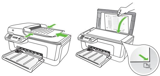 HP OFFICEJET 4500 G510N - Send a fax manually - 1