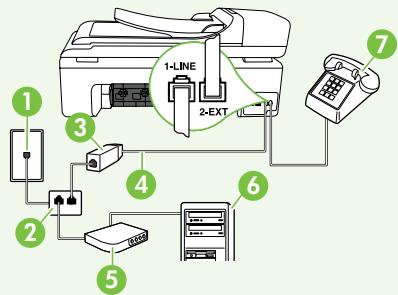 HP OFFICEJET 6500A E710A - Conexión de equipo adicional - 3