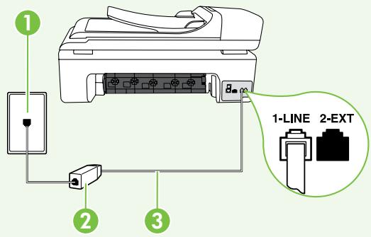 HP OFFICEJET 6500A E710A - Conectar a uma红线 DSL/ADSL - 1