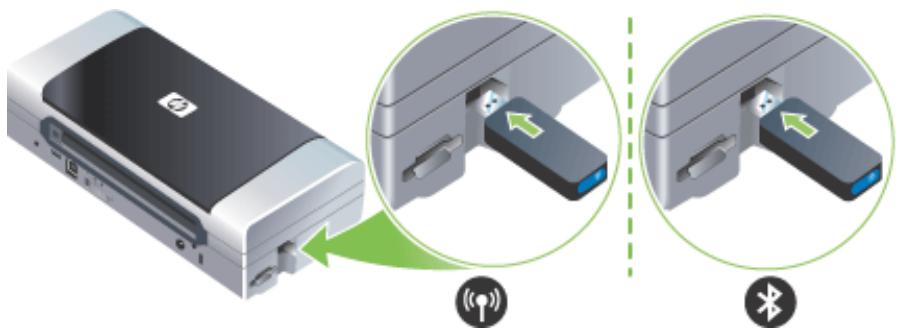 HP OFFICEJET H470 - Installation de l'accessoire USB sans fil 802.11 ou bluetooth - 1
