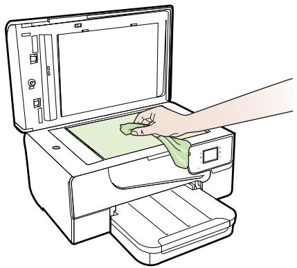 HP OFFICEJET 6700 PREMIUM - Pour nettoyer la vitre du scanner - 1