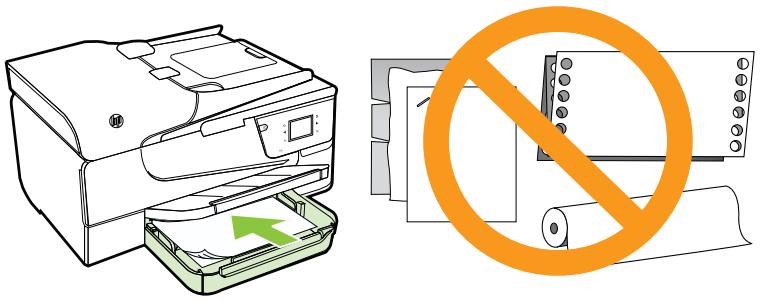 HP OFFICEJET 6700 PREMIUM - Chargement de supports de format standard - 2