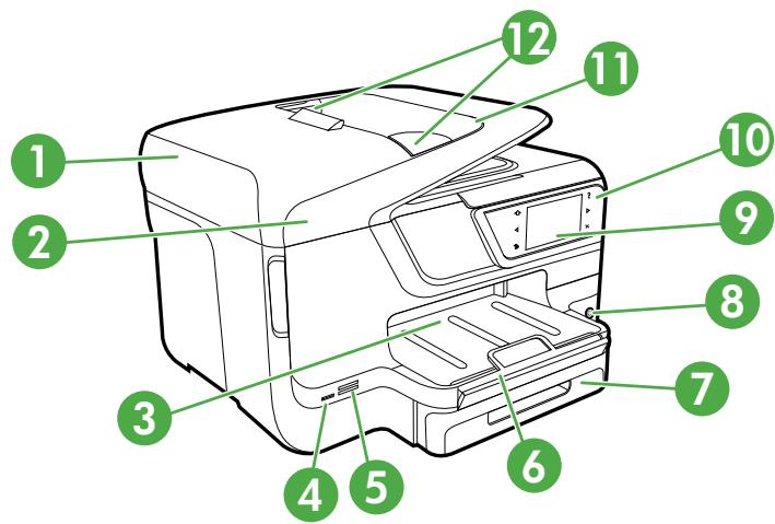 HP OFFICEJET PRO 8600 PLUS - Vue avant - 1