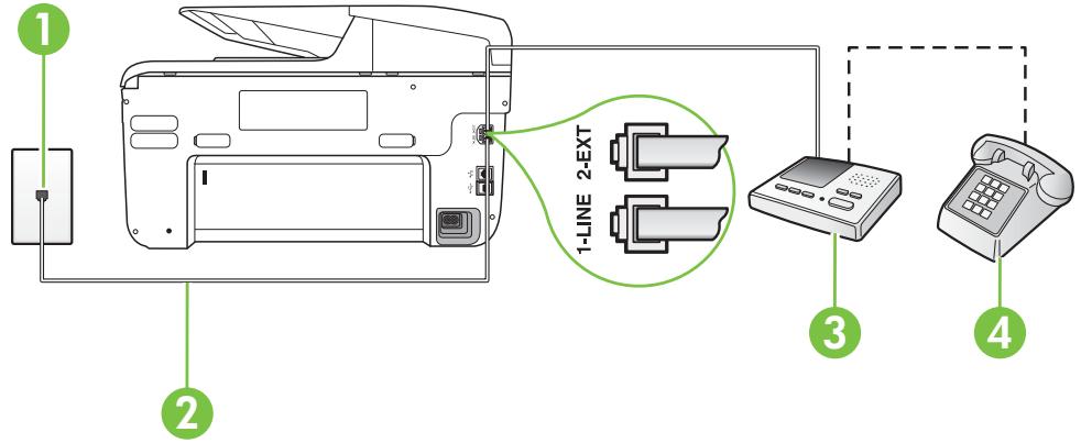 HP OFFICEJET PRO 8600 PLUS - Vue arrriere de l'imprimante - 1