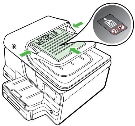 HP OFFICEJET PRO 8600 PLUS - Pour charger un original dans le bac d'alimentation - 2