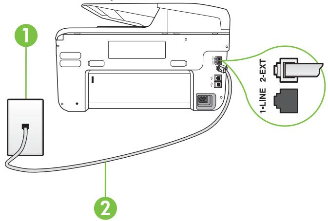 HP OFFICEJET PRO 8600 PLUS - Vue arrriere de l'imprimante - 1