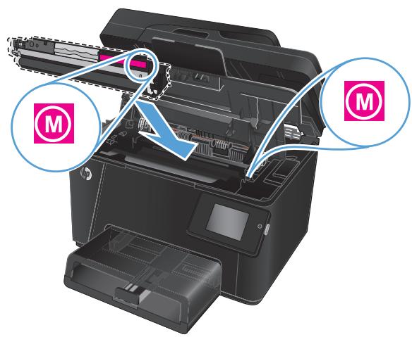 HP COLOR LASERJET PRO MFP M176N - Remplacement du toner - 9