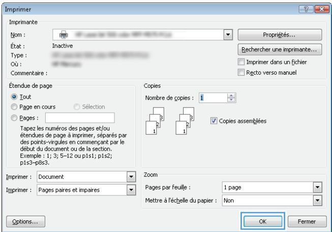 HP COLOR LASERJET PRO MFP M176N - Imprimer plusieurs pages par feuille (Windows) - 7