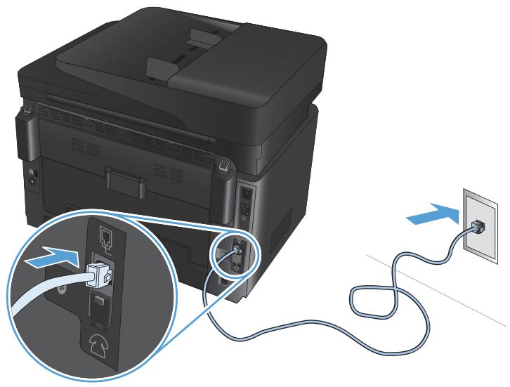 HP COLOR LASERJET PRO MFP M176N - Connexion du produit - 2