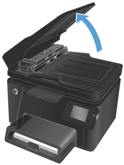 HP COLOR LASERJET PRO MFP M176N - Nettoyez les rouleaux et le tampon de séparation du bac d'alimentation. - 1