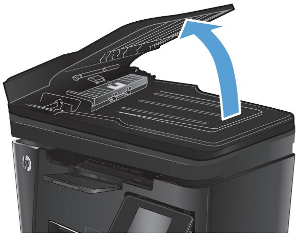 HP LASERJET PRO MFP M127FN (CZ181A), LASERJET PRO MFP M127FW (CZ183A), LASERJET PRO MFP M127FW - Nettoyez les rouleaux et le tampon de séparation du bac d'alimentation. - 1