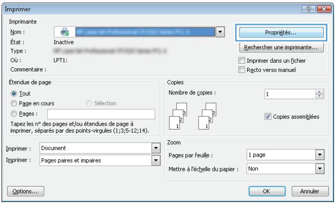 HP LASERJET PRO MFP M127FN (CZ181A), LASERJET PRO MFP M127FW (CZ183A), LASERJET PRO MFP M127FW - Sélectionner le type de papier (Windows) - 1