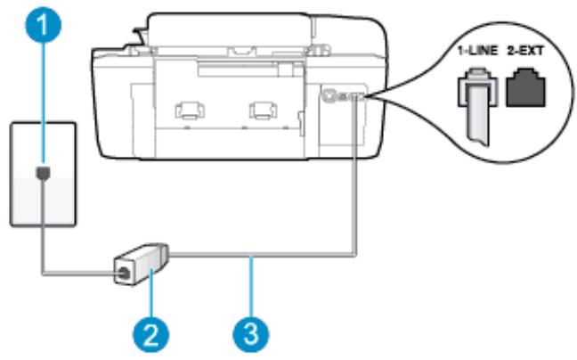 HP OFFICEJET 2622 - Cas B : configuration de l'imprimante avec l'ADSL - 2