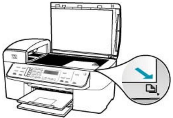 HP OFFICEJET 5740 - So erstellen Sie eine randlose Kopie eines Fotos über das Bedienfeld: - 1