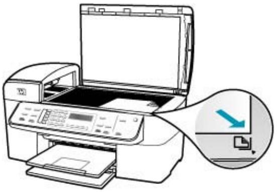 HP OFFICEJET 5740 - So erstellen Sie eine randlose Kopie eines Fotos über das Bedienfeld: - 1