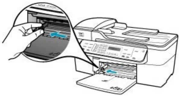 HP OFFICEJET 5740 - So legen Sie großformatiges Papier ein: - 2