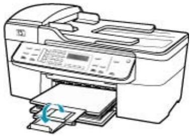 HP OFFICEJET 5740 - So legen Sie großformatiges Papier ein: - 6