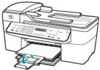 HP OFFICEJET 5740 - So legen Sie großformatiges Papier ein: - 6