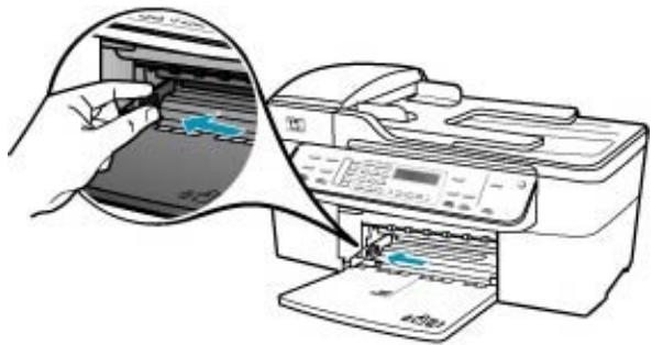 HP OFFICEJET 5740 - So legen Sie großformatiges Papier ein: - 2