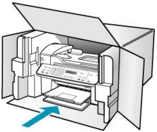 HP OFFICEJET 5740 - So verpacken Sie den HP All-in-One: - 1
