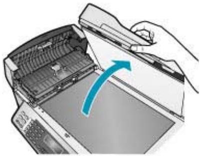 HP OFFICEJET 5740 - So reinigen Sie den Glasstreifen im automatischen Vorlageneinzug: - 3