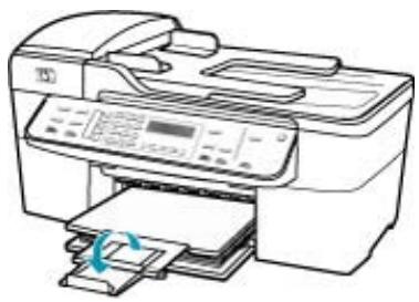 HP OFFICEJET 5740 - So legen Sie großformatiges Papier ein: - 6