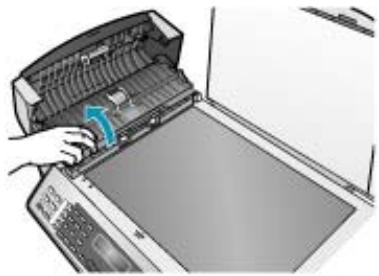 HP OFFICEJET 5740 - So reinigen Sie den Glasstreifen im automatischen Vorlageneinzug: - 4