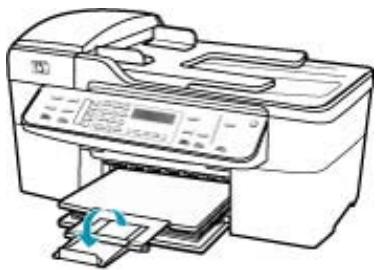 HP OFFICEJET 5740 - So legen Sie großformatiges Papier ein: - 6