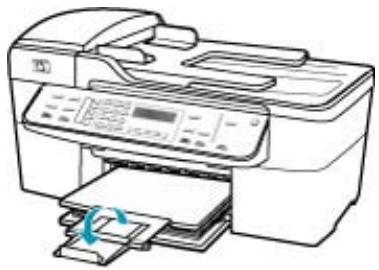 HP OFFICEJET 5740 - So legen Sie großformatiges Papier ein: - 6