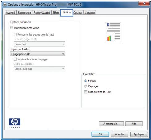HP OFFICEJET PRO X476DW - Impression de plusieurs pages par feuille avec windows - 2