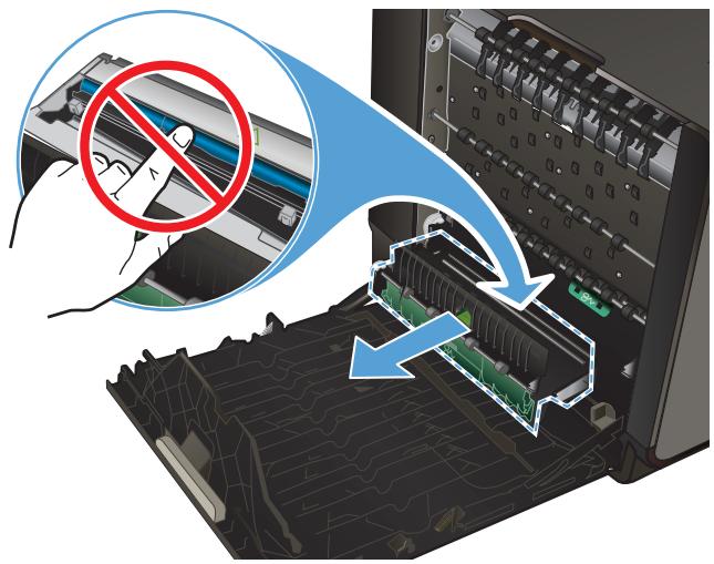 HP OFFICEJET PRO X476DW - Suppression des bourrages de l'unité d'impression recto verso - 3