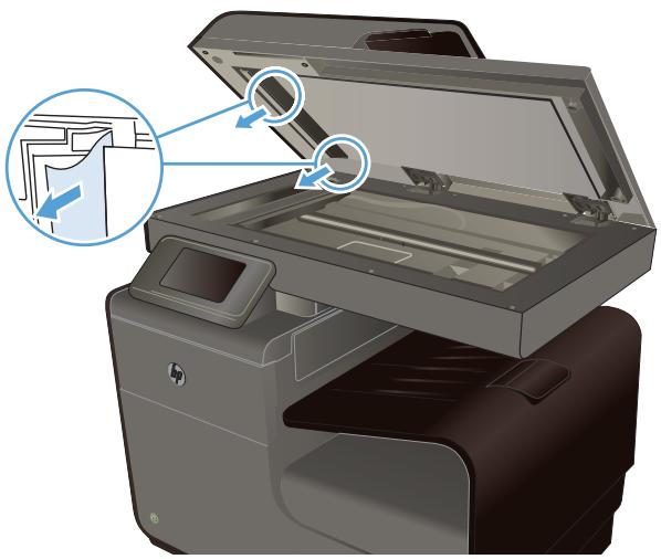 HP OFFICEJET PRO X476DW - Supprimer les bourrages du bac d'alimentation - 5