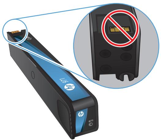 HP OFFICEJET PRO X476DW - Inspection des déterminations de la cartouche d'encre - 1