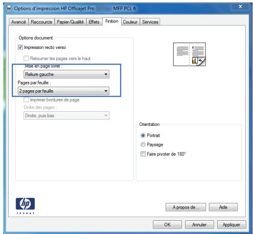 HP OFFICEJET PRO X476DW - Création d'un livre avec windows - 4