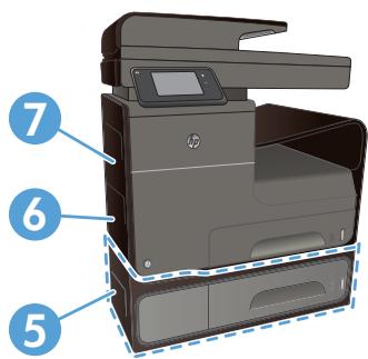 HP OFFICEJET PRO X476DW - Emplacement des boulons - 2