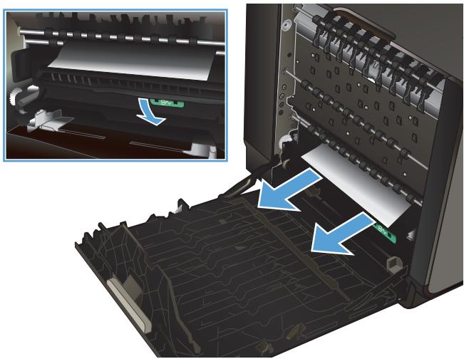 HP OFFICEJET PRO X476DW - Suppression des bourrages dans le bac 1 (multi-uses) - 5